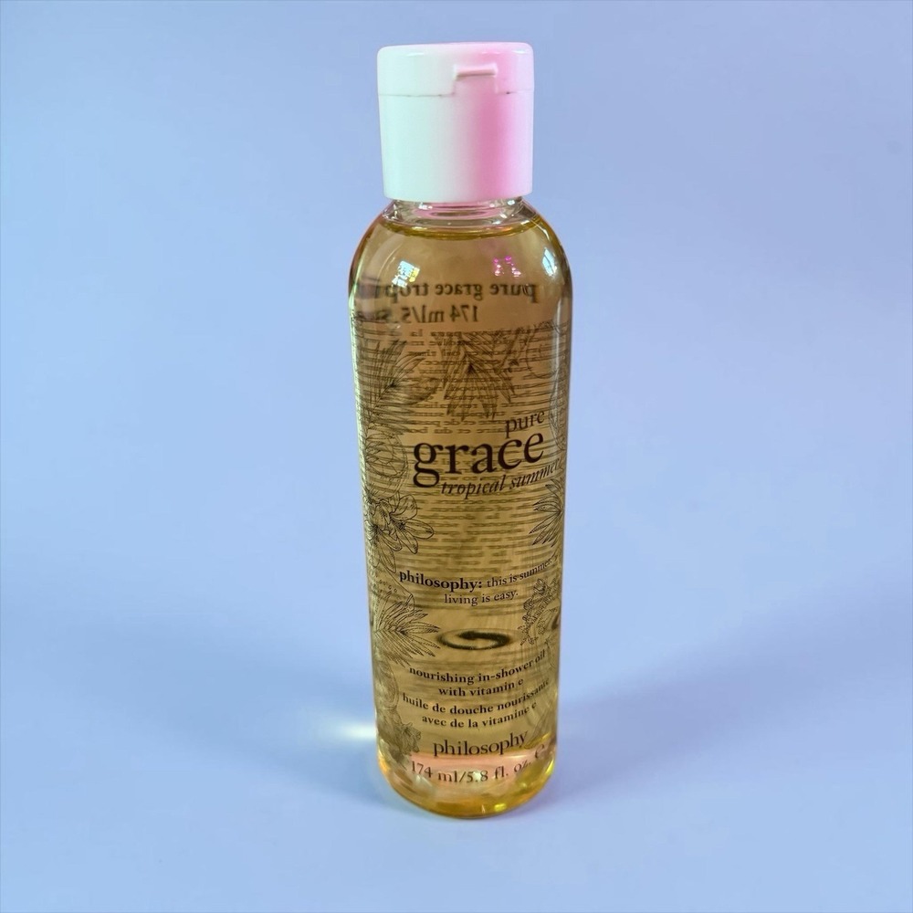 Philosophy Pure Grace Tropical Summer Nourishing In Shower Oil 5.8 oz SEALED
